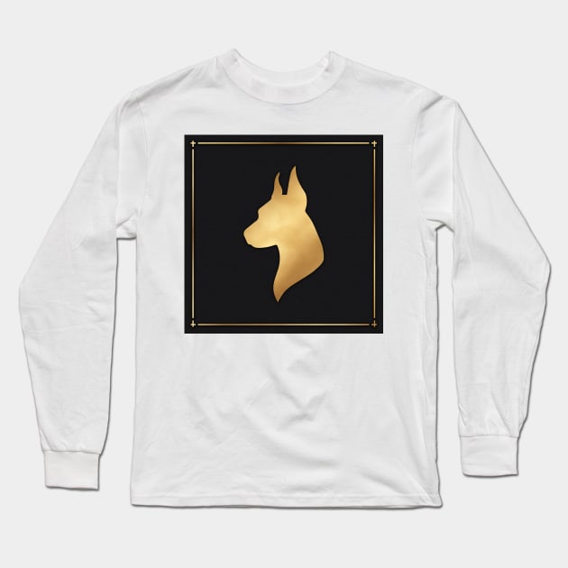 Doberman Long Sleeve T-Shirt by jessycroft